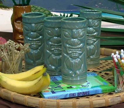 11oz Mean Green Tiki Mug