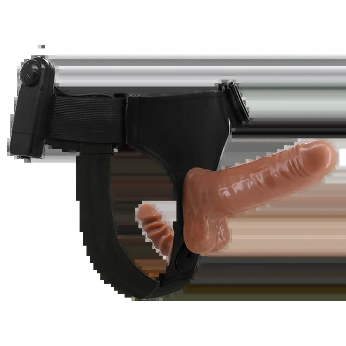 6 Inch Double Sided Vibrating Strap On Dildo