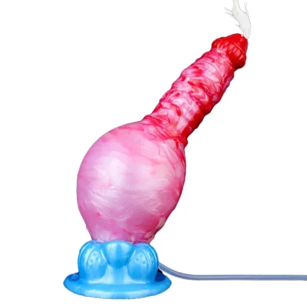9 Inch Fantasy Dog Dildo Inflatable Butt Plug