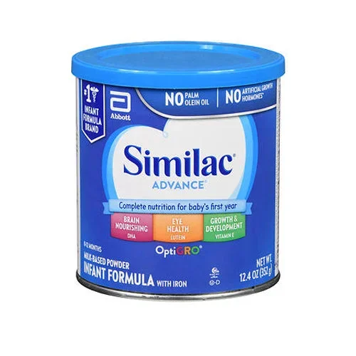 Abbott Nutrition, Advance Infant Formula With Iron Milk-Based Powder, 12.4 Oz