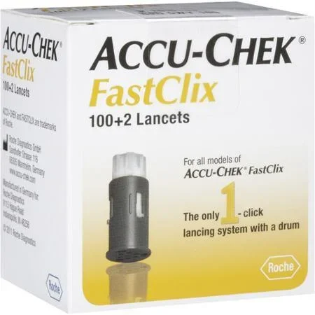 Accu-Chek FastClix Lancets 30G – 102 ct.