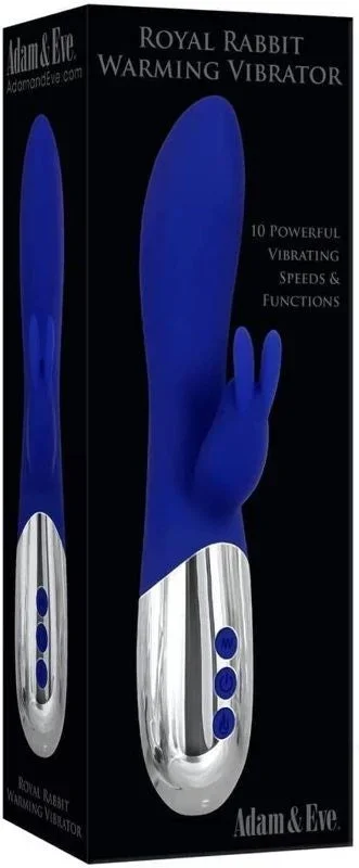 Adam & Eve Royal Warming Rabbit Vibrator – Dual Stimulation Delight