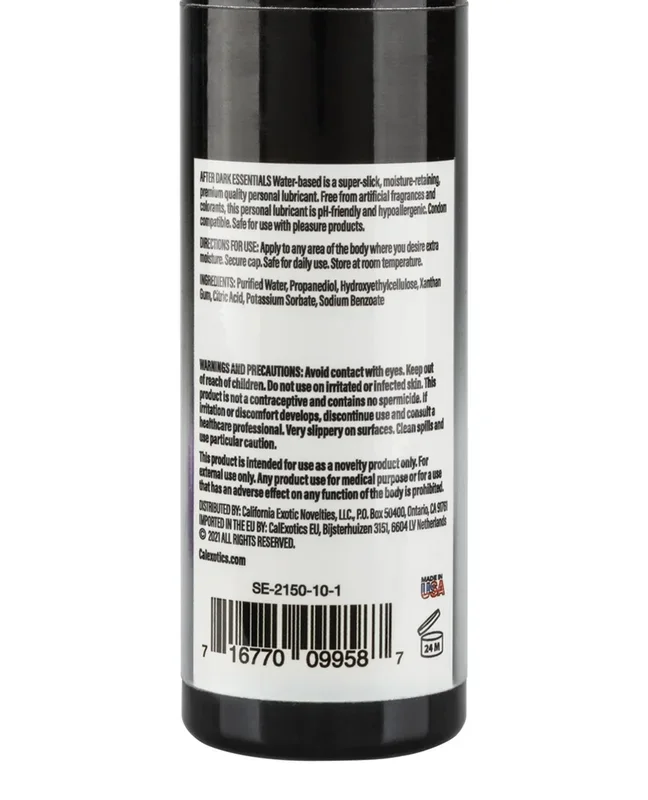 After Dark Essentials Water Based Personal Lubricant – 4 oz