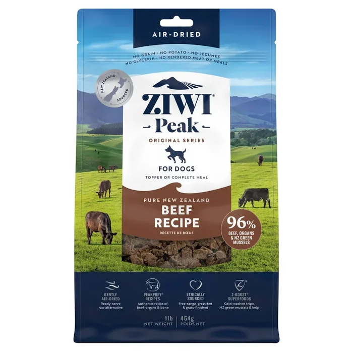 Air-Dried Dog Food – Beef – All Natural, High Protein, Grain Free, Limited Ingredient w/ Superfoods