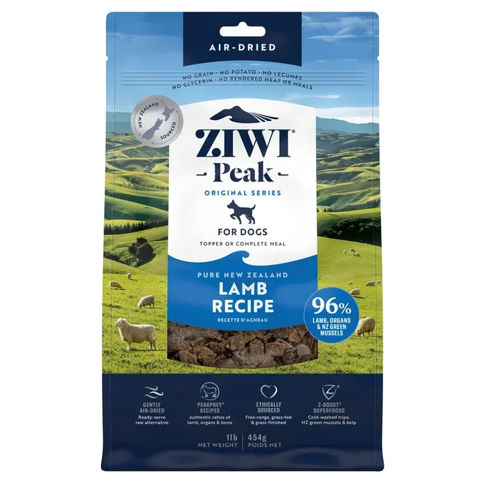 Air-Dried Dog Food – Lamb – All Natural, High Protein, Grain Free, Limited Ingredient w/ Superfoods