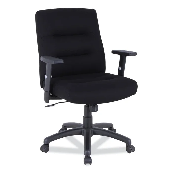 Alera® Alera Kesson Series Petite Office Chair, Supports Up to 300 lb, 17.71″ to 21.65″ Seat Height, Black (ALEKS4010) Each