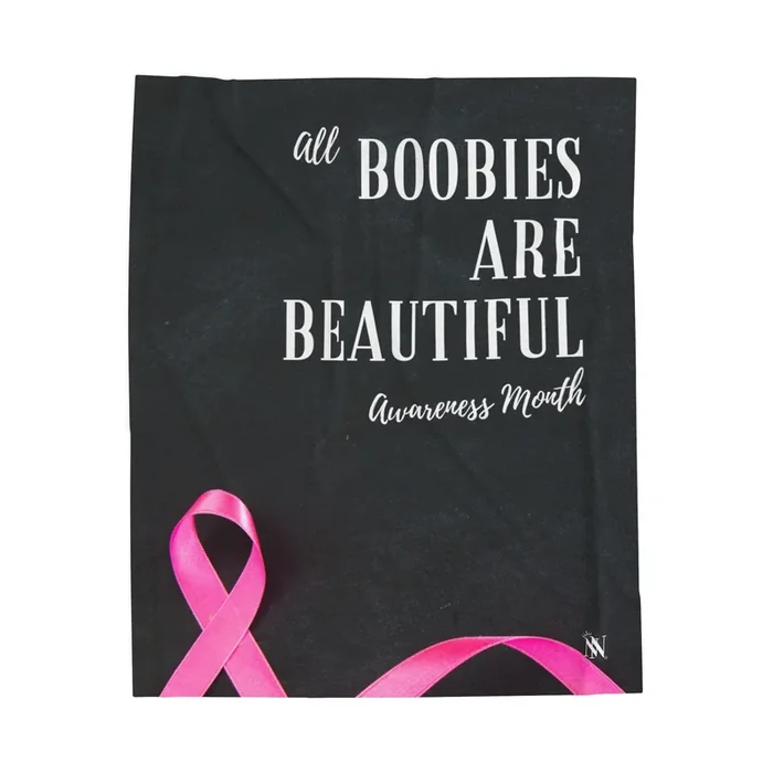 All Boobies Are Beautiful | Mix & Match Fun-Flirty Lovers’ Blankets