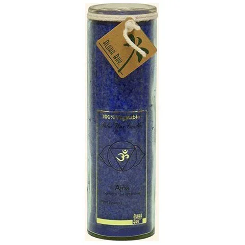 Aloha Bay, Candle Chakra Energy Jar Abundance Indigo, 11 Oz