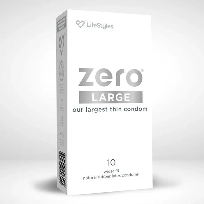 Ansell LifeStyles Zero Large Uber-Thin Latex Condoms