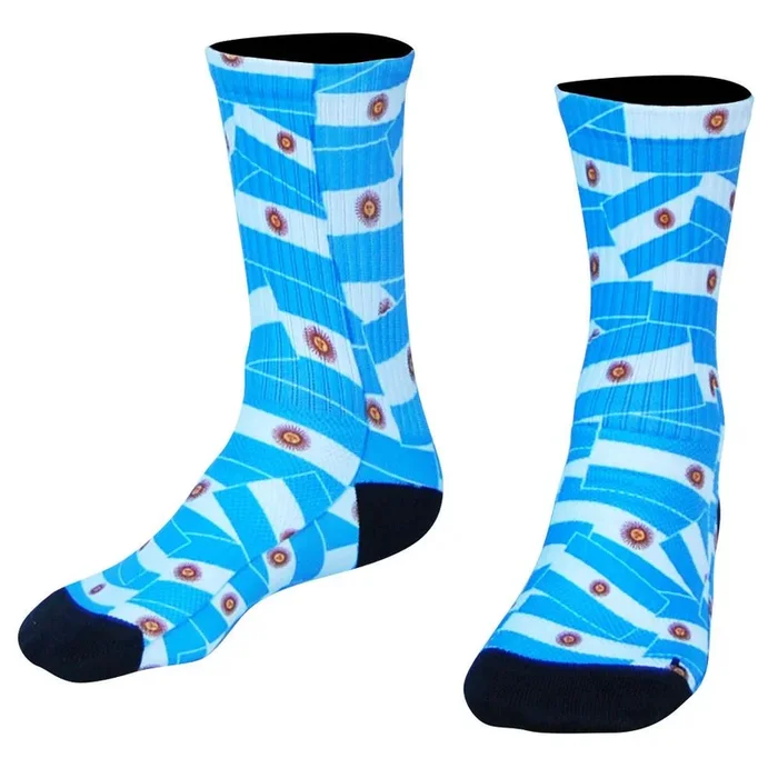 Argentina Flag Party Premium Athletic Crew Socks