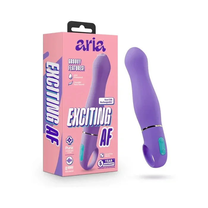 Aria Exciting AF Silicone Rechargeable Vibrator