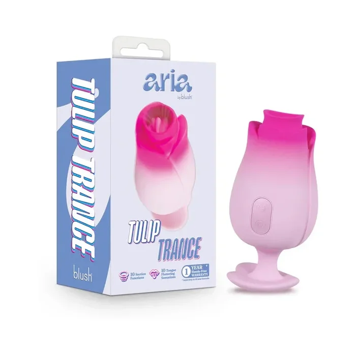 Aria Tulip Trance Rechargeable Silicone Clitoral Stimulator