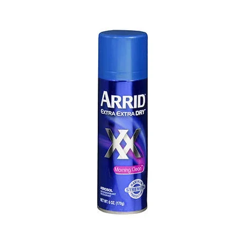 Arrid, XX Extra Extra Dry Antiperspirant Deodorant Aerosol, 6 Oz