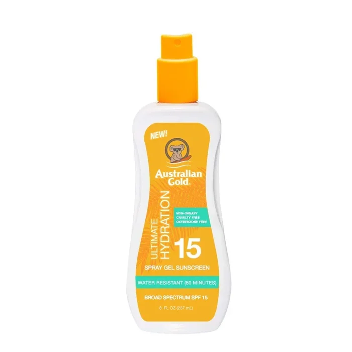 Australian Gold Spray Gel Sunscreen SPF 15