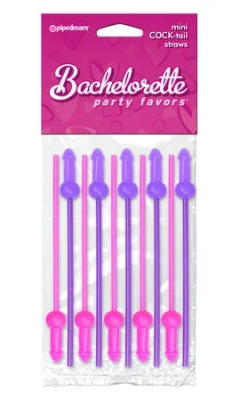 Bachelorette Party Favors Mini COCK-tail Straws