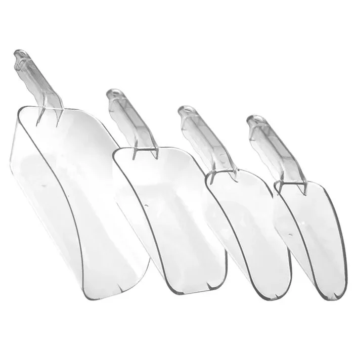 BarConic® Clear Plastic Ice Scoops