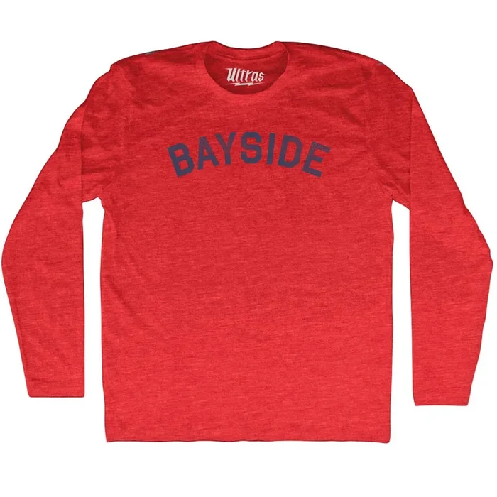 Bayside Adult Tri-Blend Long Sleeve T-shirt