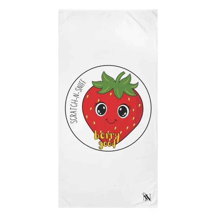 Berry Good Scratch N Sniff | Mix & Match Naughty XL Fun-Flirty Lovers’ Towels