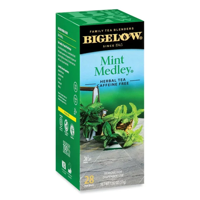 Bigelow® Mint Medley Herbal Tea, 28/Box (BTC10393) Box of 28