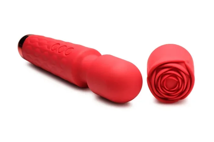 Bloomgasm Pleasure Rose Wand 10X: Blossom Your Sensuality with Vibrant Stimulation