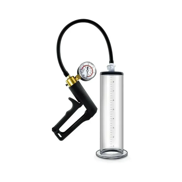 Blush Performance VX7 Vacuum with Brass Trigger & Pressure Gauge Manual Penis Pump
