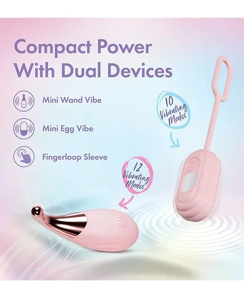 Blush Play With Me Wanderlust 4 Piece Vibrator Set – Pink