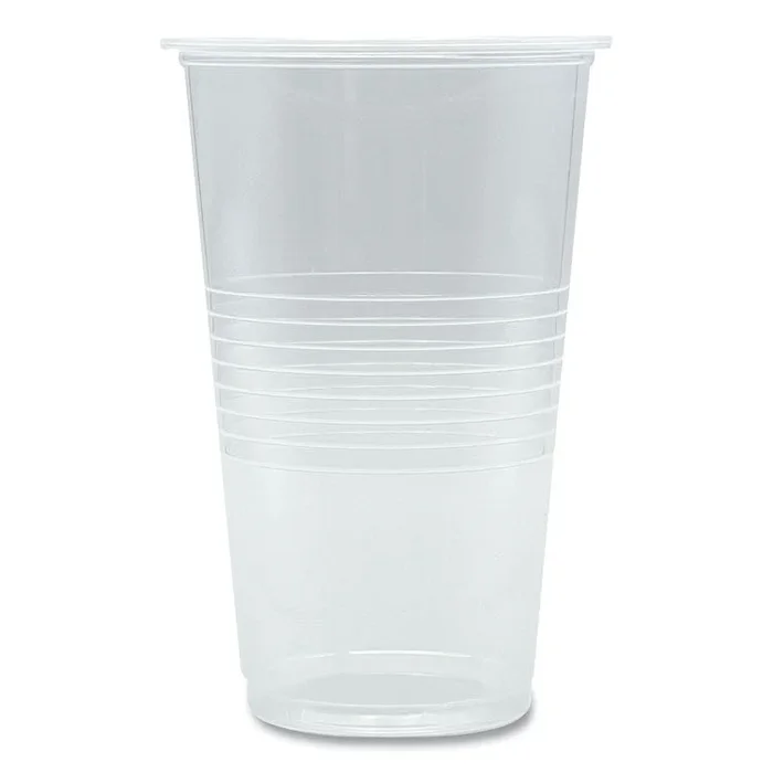 Boardwalk® Translucent Plastic Cold Cups, 20 oz, Clear, 1,000/Carton (BWKTRANSCUP20CT) Case of 1000