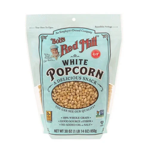 Bobs Red Mill, Whole White Popcorn, 30 Oz
