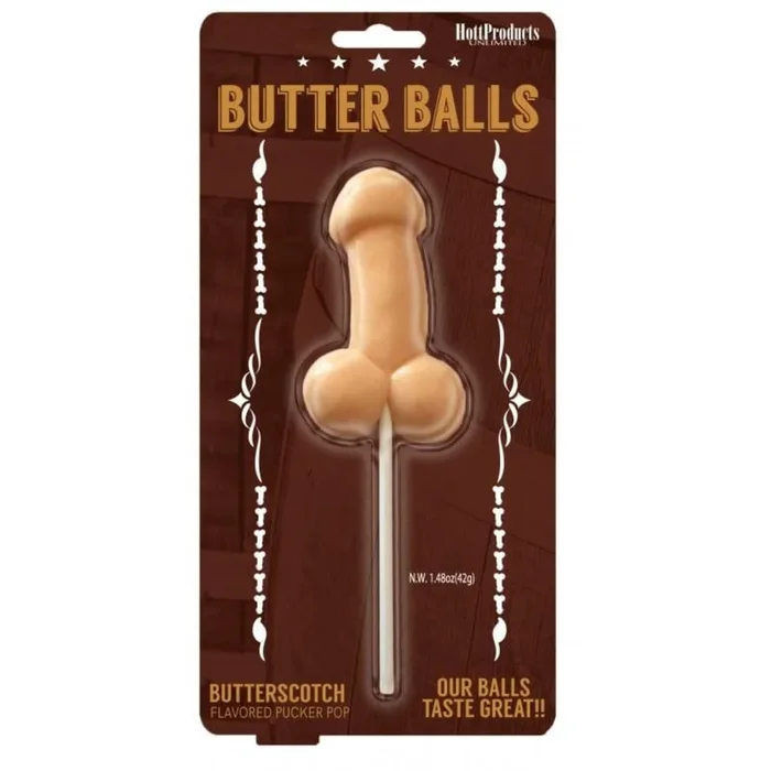 Bolas de mantequilla Hott Products Butterscotch Pecker Pop