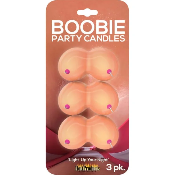 Boobie Party Candles (3 Each Per Pack)
