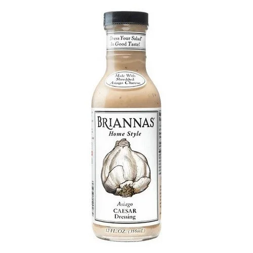 Briannas, Home Style Dressing Asiago Caesar, 12 Oz(Case Of 6)