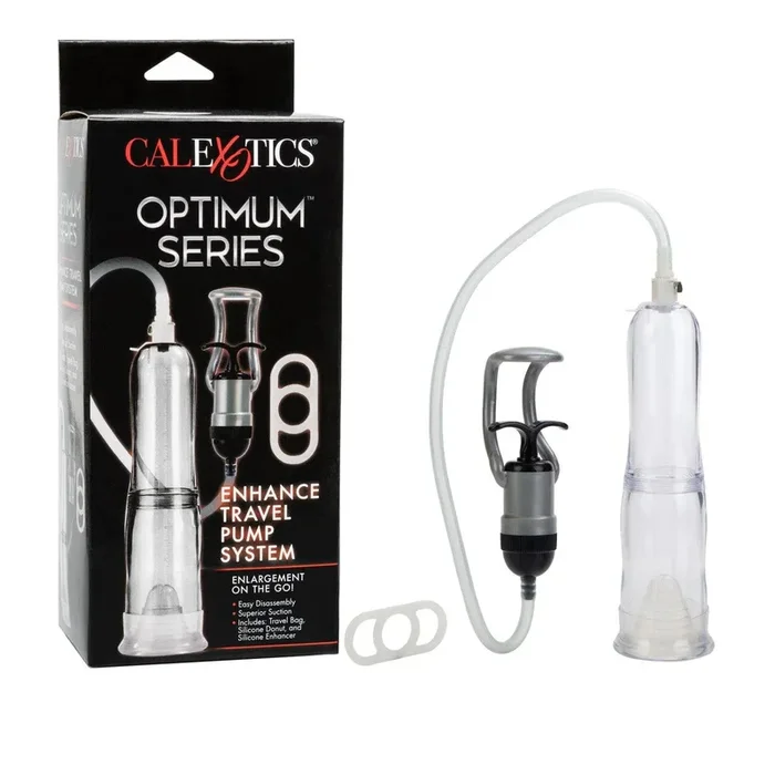 Calexotics Optimum Series® Enhance Travel Pump System Manual Penis Pump
