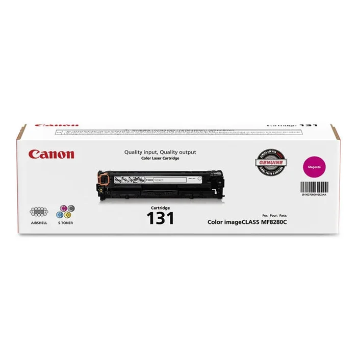 Canon® 6270B001 (CRG-131) Toner, 1,500 Page-Yield, Magenta (CNM6270B001) Each