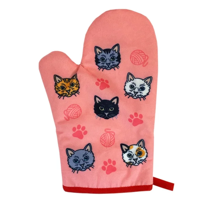 Cat Yarn Oven Mitt Bakeware