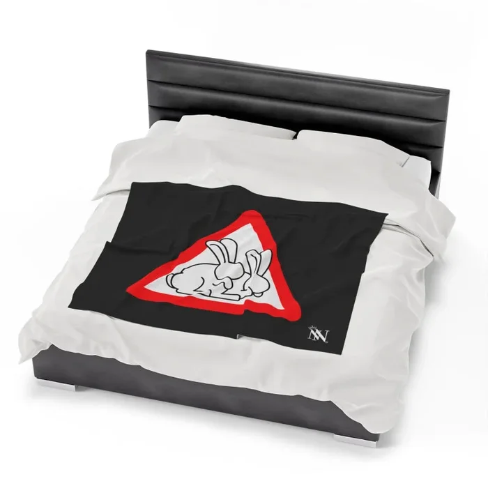 Caution Fucking Like Rabbits | Mix & Match Fun-Flirty Lovers’ Blankets