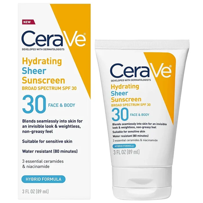 CERAVE SUNSCREEN SPF30 FACE BODY 3 OZ