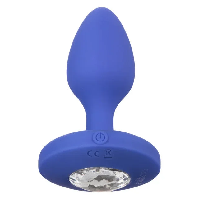 Cheeky Gems™ Medium Rechargeable Vibrating Probe – Blue