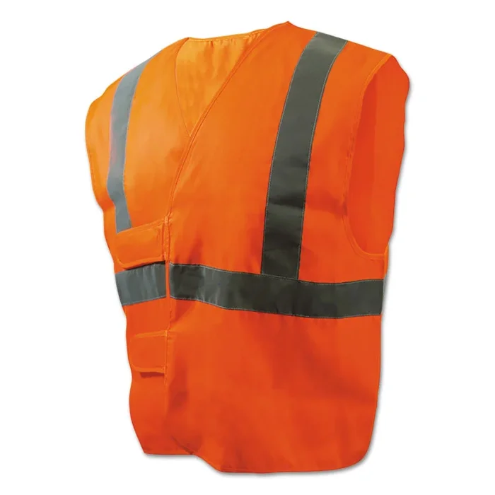 Class 2 Safety Vests, Standard, Orange/Silver (BWK00035) Each