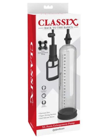 Classix Penis Enlargement XL Pump – X-Large Size, Increased Confidence