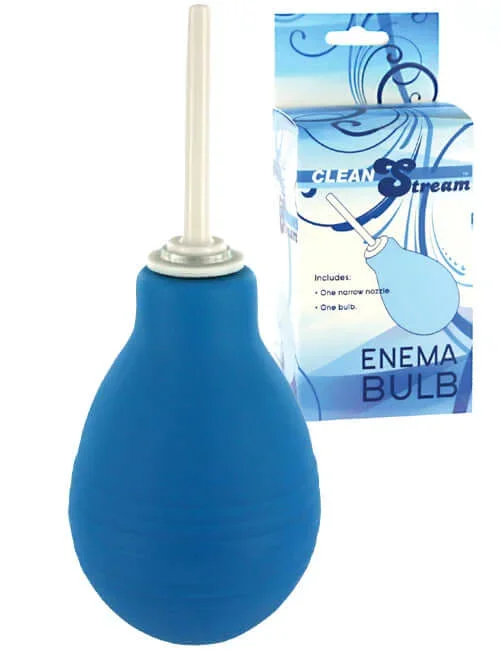 Clean Stream Enema Bulb Blue: Quick and Easy Hygiene Solution
