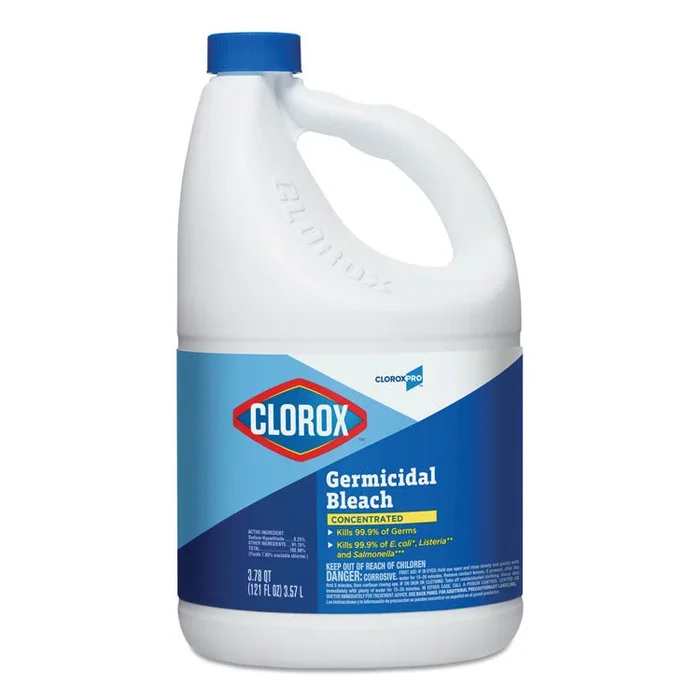Clorox® Concentrated Germicidal Bleach, Regular, 121 oz Bottle (CLO30966EA) Each