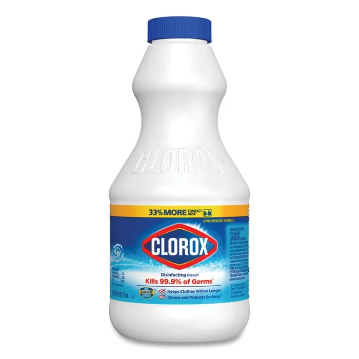 Clorox® Regular Bleach with CloroMax Technology, 24 oz Bottle, 12/Carton (CLO32251) Case of 12
