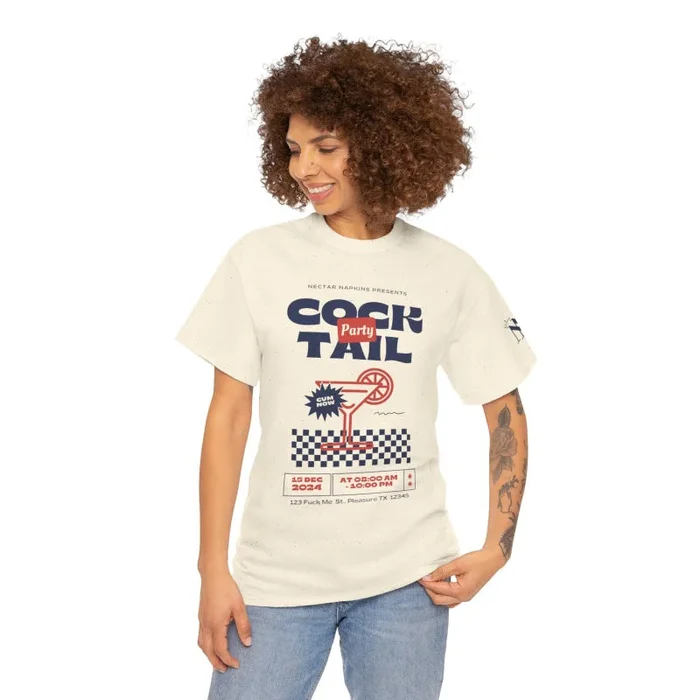 Cocktail Party | Mix & Match 100% Cotton Unisex Fun-Flirty Lovers’ Tees