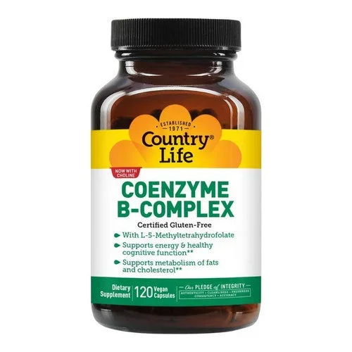Country Life, Coenzyme B-complex, 120 Veg Caps