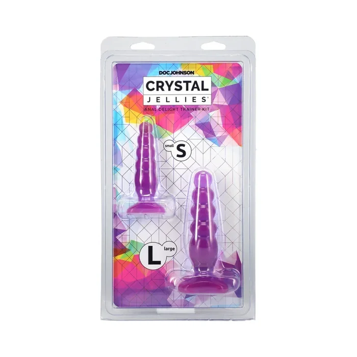 Crystal Jellies – Anal Delight Trainer Kit Purple