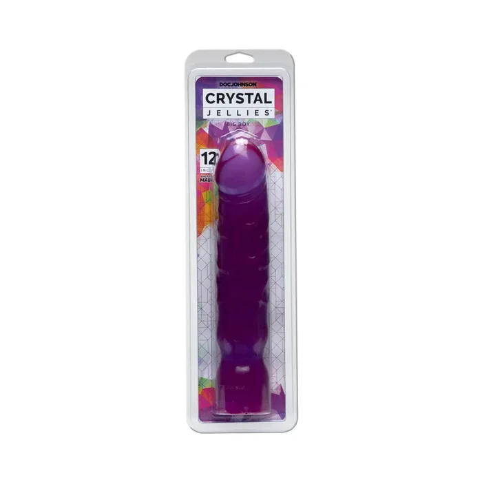 Crystal Jellies – Big Boy Purple 12 inches Dildo