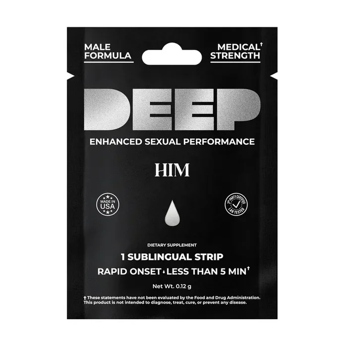 Deep – Him – Sublingual Strip – 12 Pack Display