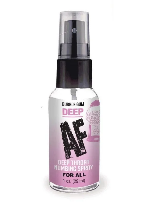 Deep AF Deep Throat Numbing Spray 1oz – Bubblegum