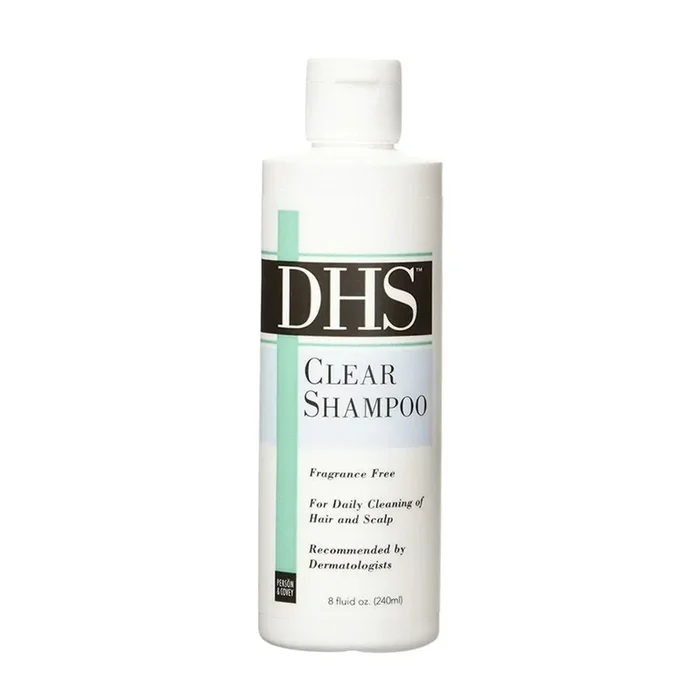 Dhs, Clear Shampoo Fragrance Free And Dyr Free, 8 Oz
