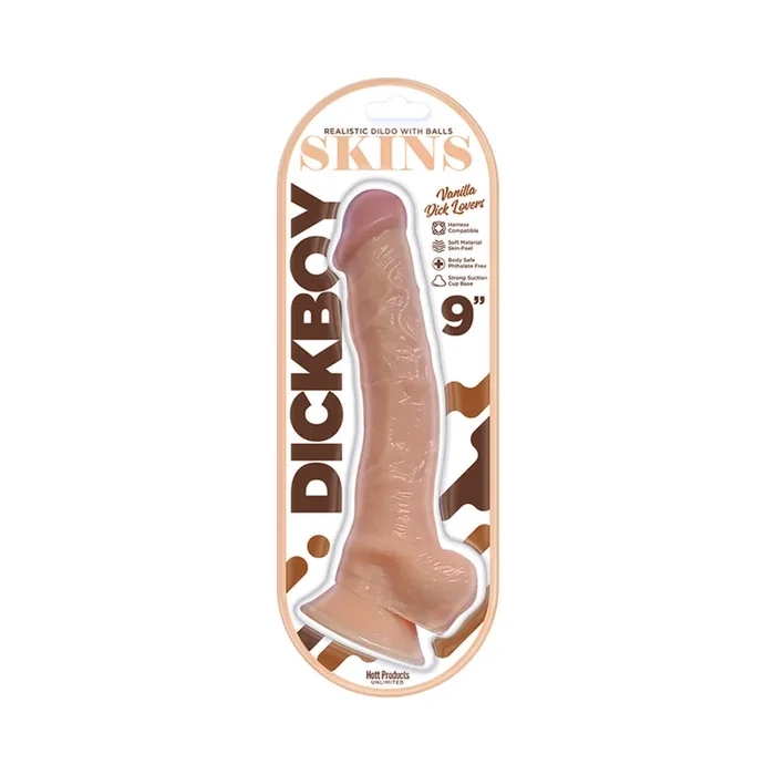 Dickboy Skins Dildo 9 inches Vanilla Lovers